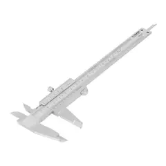 TRUPER - Calibrador vernier analógico 6 acero inox std y mm