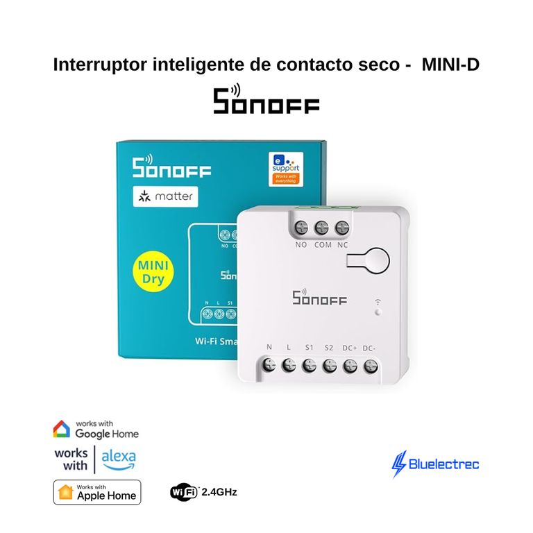 Interruptor inteligente WIFI de contacto seco - MINI-D
