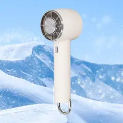 HOGARMAS - Ventilador Turbo de Mano con Enfriamiento Beige