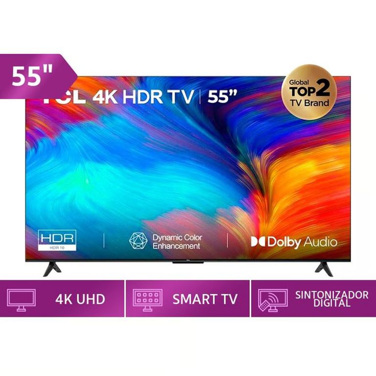 Televisor 55 UHD 4K Smart Tv 55P635