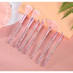 GENERICO - SET DE BROCHAS GLITTER PARA MAQUILLAJE