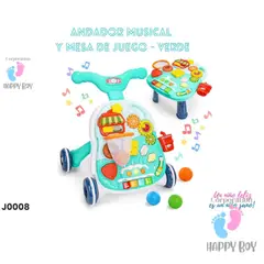 NO LOGO - ANDADOR MUSICAL DIDACTICO PARA BEBES CON JUEGOS