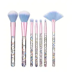 GENERICO - SET DE BROCHAS GLITTER PARA MAQUILLAJE