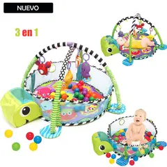 IDEAL - Gimnasio de Actividad Tortuga Con Pelotas 3en1
