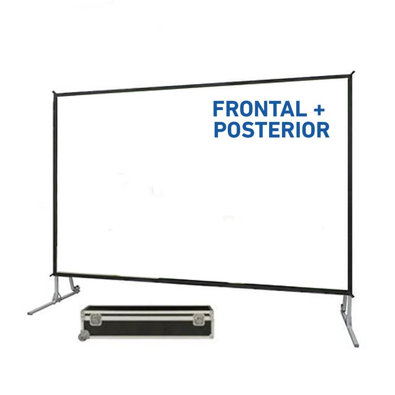 Pantalla ecran fast fold 180 pulgadas proyección frontal o post 3 m