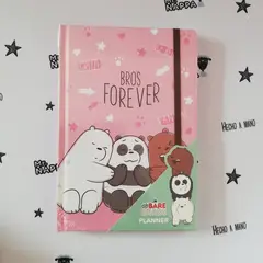 ROMAX - Cuaderno A5 - Tapa dura - Osos escandal - dibujo