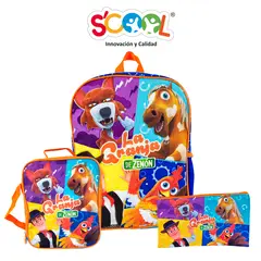 SCOOL - SET MOCHI 1 BOLSILLO A4 LA GRANJA DE ZENON 804750