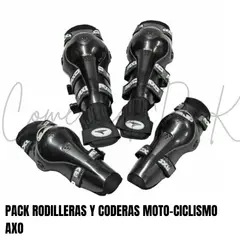 GENERICO - PACK RODILLERAS Y CODERAS AXO MOTO-CICLIMSO
