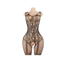 GENERICO - LENCERIA CORPORAL MALLA CATSUIT VESTIDO