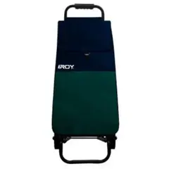 ROY - Carrito Estructura Fija Bolso Matizado Verde y Azul