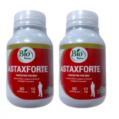 BIONUTREC - PACK 02 ASTAXFORTE antioxidante para hombres activos -