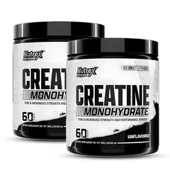 NUTREX RESEARCH - PACK X 02 - Creatina 300 G - Creatina Monohidratada y Micronizada