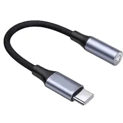 GENERICO - Cable convertidor de audio USB Tipo C a Jack Para Auriculares