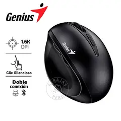 GENIUS GX - Mouse Genius Ergo 8300S Wireless Vertical 7 Botones Ergonómico