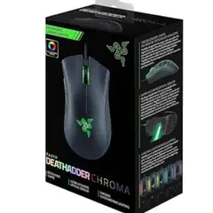 RAZER - MOUSE DEATHADDER CHROMA 10000 DPI USB BLACK