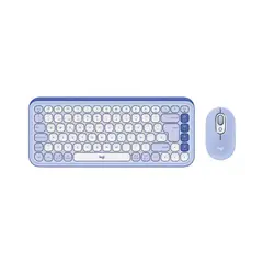 LOGITECH - COMBO TECLADO + MOUSE POP ICON 920-013054 LILAC