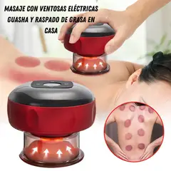 VICTORIA - Masajeador de Ventosas Inteligente con Luz Roja y Succión