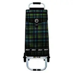 ROY - Carrito Señorita Full Estructura Fija Diseño Escocés Verde O