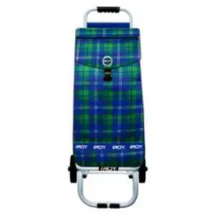 ROY - Carrito Señorita Full Estructura Fija Diseño Escocés Verde