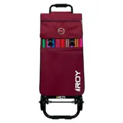 ROY - Carrito SuperMercado Estructura Plegable Diseño Vino