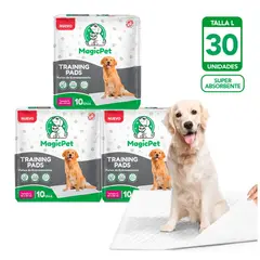 KELLER - Pack X3 Pañales para Mascotas Super Absorbente 10 UND HY6