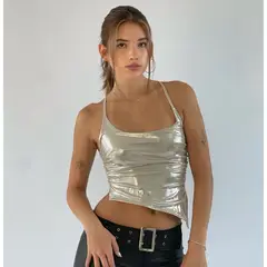 BETWEEN US - Crop Top de Fiesta Galaxy