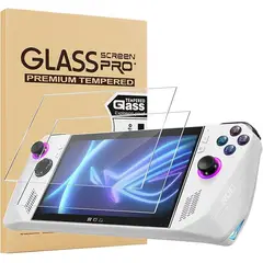 GENERICO - Protector de Pantalla Mica Vidrio Templado Asus Rog Ally 2023 x 2 unid