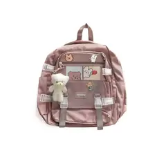 GENERICO - Mochila Coreana Vavabag Palo Rosa
