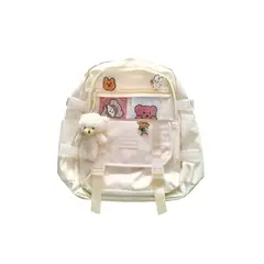 GENERICO - Mochila Coreana Vavabag Blanco