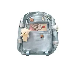 GENERICO - Mochila Coreana Vavabag Celeste