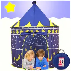 INSPIRA MARKET - Carpa Castillo Tienda de Juegos Plegable Portátil Niño
