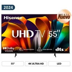 HISENSE - TELEVISOR 55” 4K ULTRA HD SMART TV 55A6N CON ALEXA