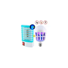 GENERICO - Kit insectocutor elimina mosquito 2 en