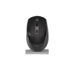 ROMAX - MOUSE OPTICO INALAMBRICO RECARGABLE PORTATIL COLOR NEGRO