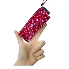GENERICO - PARAGUAS PLEGABLE MODELO MINI CORAZÓN UV