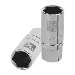 TRUPER - DADO LARGO PARA BUJÍA DE 13/16", 6 PUNTAS, CUADRO 1/2" 13366