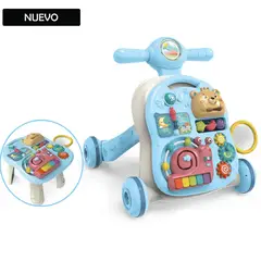 GENERICO - Caminadora para Bebé Musical 3en1 Azul