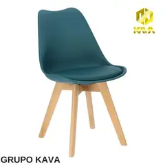 GENERICO - SILLA EMA TULIP VINTAGE DECORATIVA JADE - GrupoKava