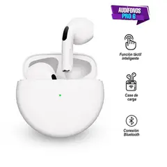 GENERICO - AUDIFONOS BLUETOOTH PRO 6 BLANCO
