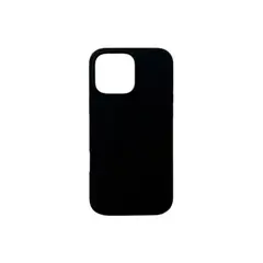 OEM - Silicone Case Funda iPhone 16 Pro Negro
