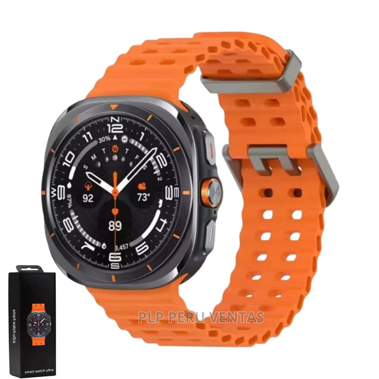SmartWatch Hello 3 Ultra Galaxy Amoled 3D Ip68 Naranja
