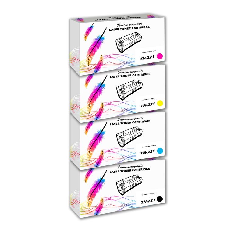 Kit de toner Brother TN-221 CYMK L3230 HL-3170CDW Compatible