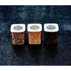 VIP AHMET - Contenedor de almacenamiento cuadrados 3X900ml