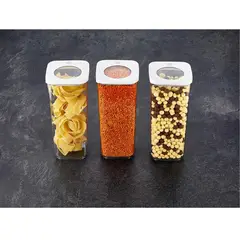 VIP AHMET - Contenedor de almacenamiento cuadrados 3X2000ml