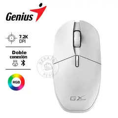 GENIUS GX - Mouse Gaming Inalámbrico Scorpion M8250 AI Copilot Blanco
