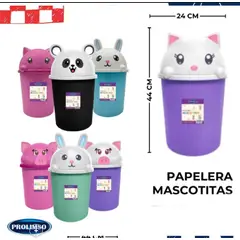 GENERICO - Tachos de Basura Diseño Mascotitas