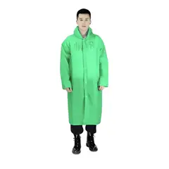 GENERICO - Poncho Para Lluvia Ligero Impermeable con Manga Capucha y Botones