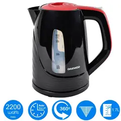 DAEWOO - HERVIDOR DEK-1308 17L INALÁMBRICO INOXIDABLE NEGRO