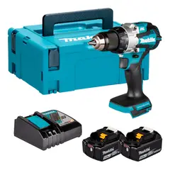 MAKITA - Taladro Atornillador 1/2 18V BL + 2 Bat 5Ah DDF489RTJ