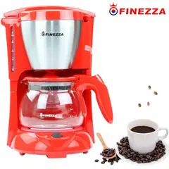 FINEZZA - Cafetera CK-674F-R Rojo